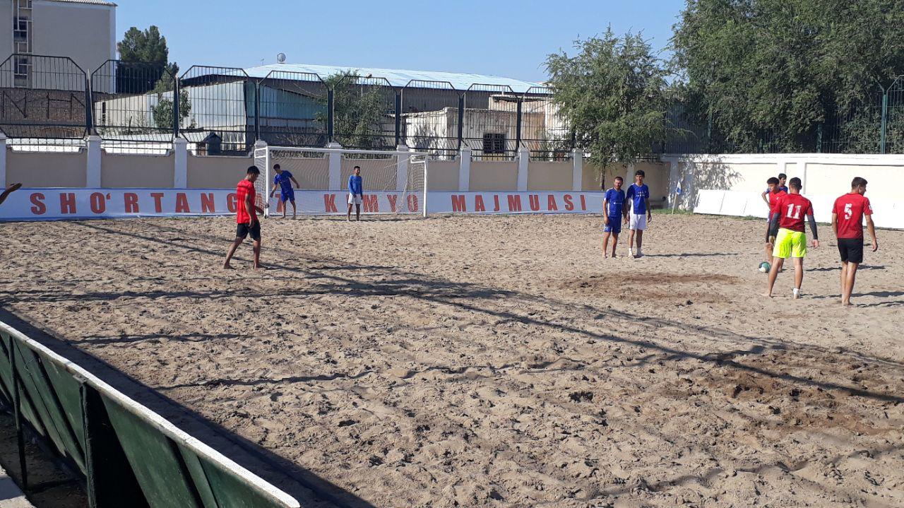 Plyaj futboli: Qarshida ilk bor viloyat birinchiligi start oldi