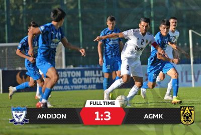 Coca Cola Superligasi, 11-tur: “Andijon” – AGMK 1:3