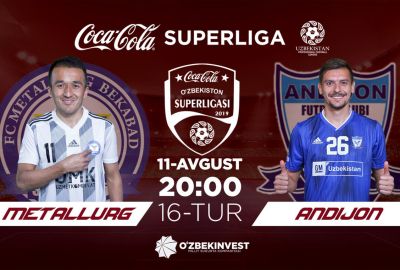 “Metallurg” — "Andijon"/ Jamoalarning liboslari rangi ma`lum