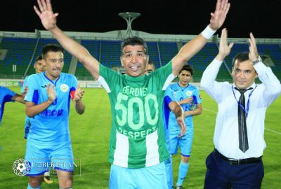 O`zbekiston milliy chempionati to`purari Anvar Berdiev yubiley 500-o`yinini o`tkazdi