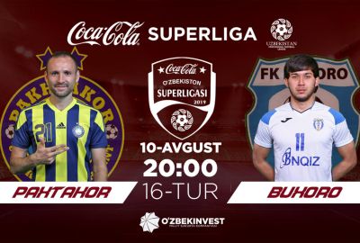 “Paxtakor” — "Buxoro"/ Jamoalarning liboslari rangi ma`lum