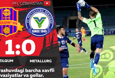 Coca Cola Superliga, 24-tur: QIZILQUM — METALLURG 1:0