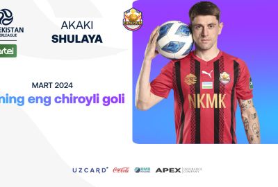 Akaki Shulaya – mart oyining eng chiroyli goli muallifi