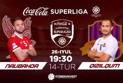 “Navbahor” — “Qizilqum” / Jamoalarning liboslari rangi ma`lum