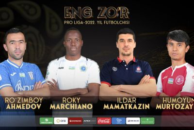 Eng zo‘r-2022. Pro liga. Yil futbolchisi bo‘lishga nomzodlar