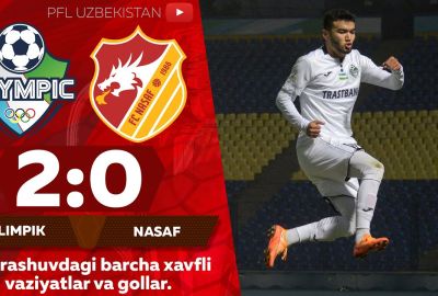 Coca-Cola Superliga, 26-tur. “Olimpik” – “Nasaf” 2:0