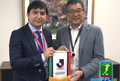 PFL Bosh direktori Yaponiya Professional Futbol Ligasi rahbari bilan uchrashuv o`tkazdi