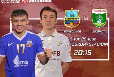 “Bunyodkor” – “Lokomotiv” / Jamoalarning liboslari ranglari ma’lum