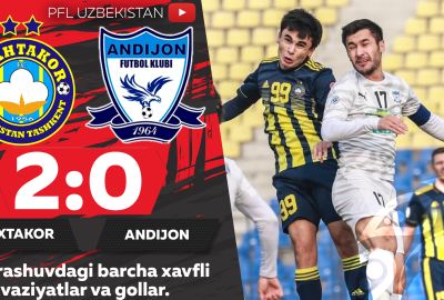 Coca Cola Superliga, 26-tur: PAXTAKOR — ANDIJON 2:0