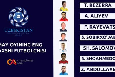 Martda Turg`unboev, aprelda Omonov. Mayda kim eng yaxshi? 