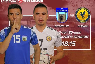 “Qo‘qon-1912” – “Surxon” / Jamoalarning liboslari ranglari ma’lum