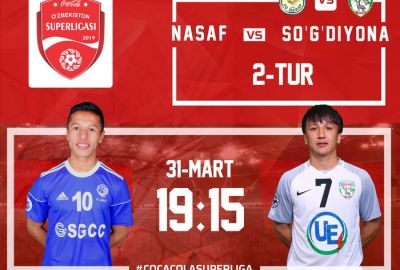 Barchani “Nasaf” – “So`g`diyona” uchrashuviga taklif etamiz 