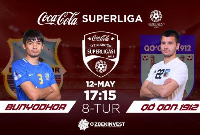 “Bunyodkor” — “Qo`qon-1912” / Jamoalarning liboslari rangi ma`lum 