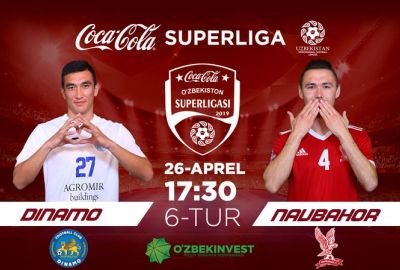 “Dinamo” — “Navbahor” / Jamoalarning liboslari rangi ma`lum 
