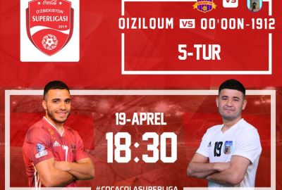 “Qizilqum” — “Qo`qon-1912” / Jamoalarning liboslari rangi ma`lum 