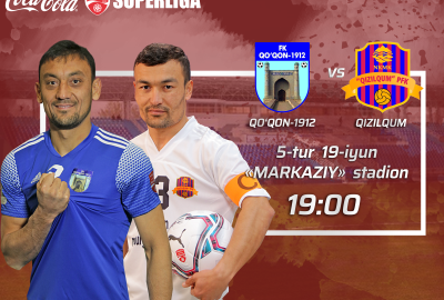 “Qo‘qon-1912” – “Qizilqum” / Jamoalarning liboslari ranglari ma’lum