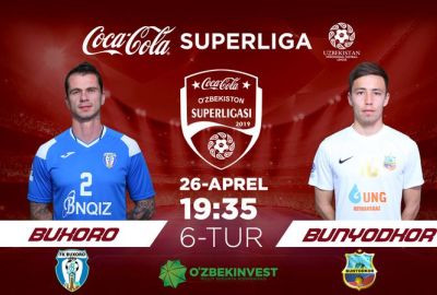 “Buxoro” — “Bunyodkor” / Jamoalarning liboslari rangi ma`lum 