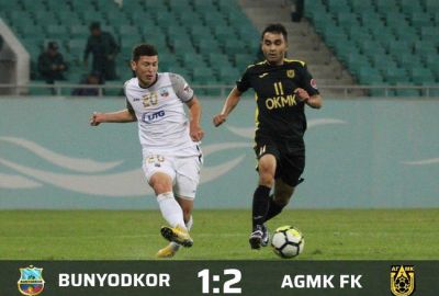 O`zbekiston kubogi: AGMK "Bunyodkor"ni engib finalga chiqdi 
