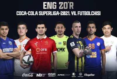 UZ Footbal Awards–2021. Coca-Cola Superligasining eng yaxshi futbolchisi bo‘lishga nomzodlar