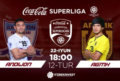 “Andijon” — AGMK / Jamoalar liboslari rangi ma`lum 