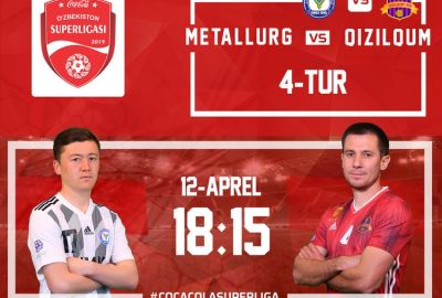 “Metallurg” – “Qizilqum” / Jamoalarning liboslari rangi ma`lum 