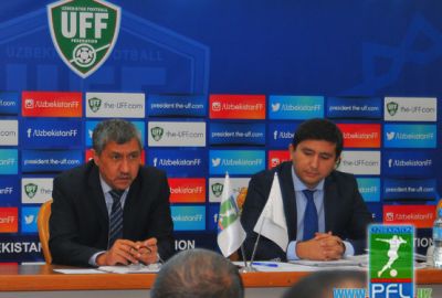 O`FFda Oliy liga futbol klublari rahbarlari bilan majlis bo`lib o`tdi