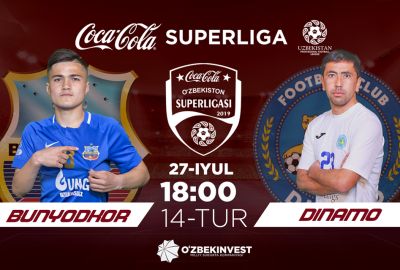  “Bunyodkor”— “Dinamo” / Jamoalarning liboslari rangi ma`lum