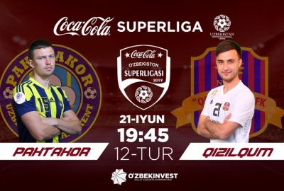 “Paxtakor” — “Qizilqum” / Jamoalarning liboslari rangi ma`lum 