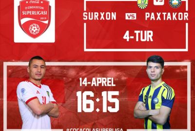 “Surxon” — “Paxtakor” / Jamoalarning liboslari rangi ma`lum 