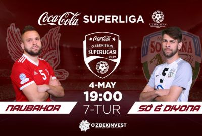 “Navbahor” — “So`g`diyona” / Jamoalarning liboslari rangi ma`lum 