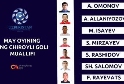 May oyining eng chiroyli golini aniqlash boshlandi