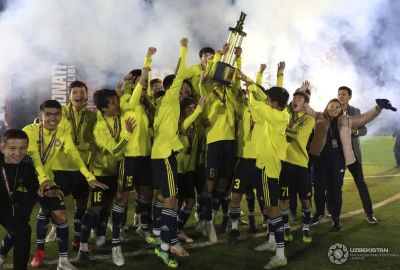 U-16. “Paxtakor” oltin, “Nasaf” kumush, “Bunyodkor” esa bronza medallarni qo‘lga kiritdi