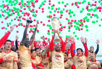 “Lokomotiv”ga chempionlik kubogi topshirildi