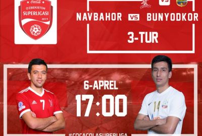 “Navbahor” — “Bunyodkor” / Jamoalarning liboslari rangi ma`lum 