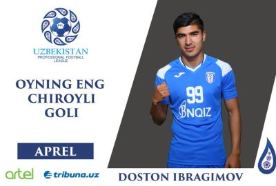 Aprel oyining eng chiroyli goli muallifi – Doston Ibragimov