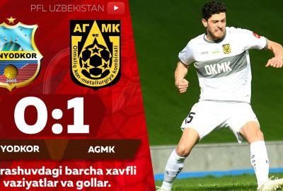 Coca-Cola Superliga, 22-tur: “Bunyodkor” – AGMK 0:1