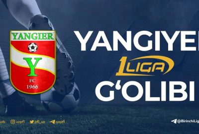 Birinchi liga. “Yangier” Pro liga yo‘llanmasini qo‘lga kiritdi